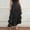 Black, variant on Tqcoqu Women's Ruffle Tiered Maxi Skirt High Waist Flowy Long Skirt for Women,Black,Women's S-XL