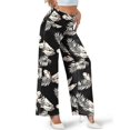 thumbnail image 2 of Pantalon Large Extensible pour Femmes, Pantalon Décontracté Confortable Taille Haute, 2 of 5
