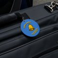 thumbnail image 5 of Ding Dong Your Opinion is Wrong Funny Humor Round Luggage ID Tag Card Suitcase Carry-On, 5 of 8