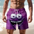 thumbnail image 2 of Men's Casual Shorts for Everyday Wear with Relaxed Fit and Drawstring Detailing for Spring to Autumn Holiday Comfort, 2 of 4