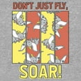 thumbnail image 2 of Boy's Dumbo Don't Just Fly, Soar! Graphic Tee Athletic Heather X Large, 2 of 5