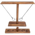 thumbnail image 1 of Juego de lanzamiento de anillos CircleCraft, gancho y anillo de madera para interiores, 1 of 6
