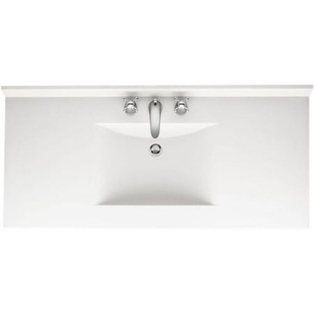 Vanity Sink Top Single Hole Bowl Mounted Light Weight Heavy Duty Scratch Proof