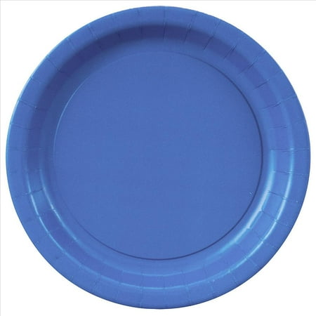 Royal Doulton Valentines Day Plate - Paper Plates, 7 in, Royal Blue, 20ct