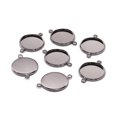 thumbnail image 3 of 50PCS 0.47'' Pendant Trays DIY Assorted Pendant Blanks Jewelry Accessories, 3 of 9