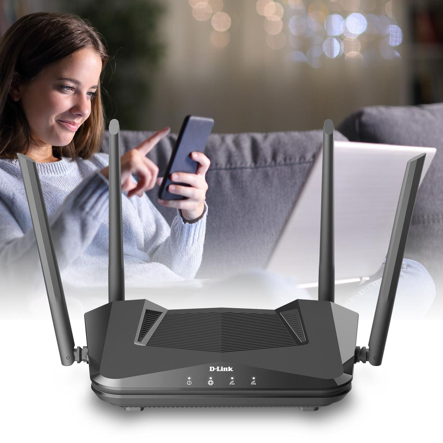 D-Link EXO AX AX1800 Mesh Wi-Fi 6 Router