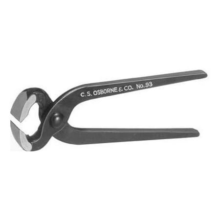 

CS Osborne 93 Shoemakers Pincer End Cutter Nipper Plier best tool for Carpenters and More