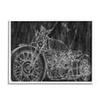 thumbnail image 2 of Stupell Industries Monotone Black and White Motorcycle Sketch, 16 x 20,Design by Ethan Harper, 2 of 5