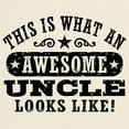 thumbnail image 3 of CafePress - Awesome Uncle Light T Shirt - Light T-Shirt - CP, 3 of 4