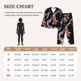 thumbnail image 4 of Fotbe Tricolor Koi Fish Trio Pattern Long Sleeve Pajama Set for Women,Sleepwear Set,2-piece Loungewear Set,Soft PJs Comfy Nightwear with Pockets -, 4 of 7