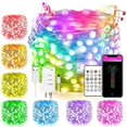 thumbnail image 1 of Smart Led String Lights Dormitorio funciona con Google Home Musical Fairy Light P - 16 pies 33 bombillas Kuyhfg Sin marca, 1 of 3