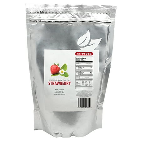 Tea Smoothie - Tea Zone STRAWBERRY Premium Powder Mix for Boba Bubble Tea, Slush, Smoothies 2.2 lbs
