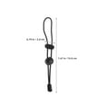 thumbnail image 2 of OUNONA Black Adjustable Bungee Straps for Backpack Outdoor Gear Fixing, Set of 4 Pieces, 2 of 8