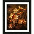 thumbnail image 2 of Maki 20x24 Black Ornate Wood Framed With Double Matting Wall Art Titled - Spring Blooms I, 2 of 6