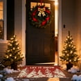 thumbnail image 4 of Honmine Christmas Kitchen Mats, 16” x 24” Washable No-Slip Gold Christmas Tree Kitchen Rugs, Winter Holiday Decor Low-Profile Door Mat for Floor, 4 of 6