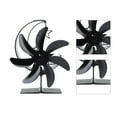 thumbnail image 1 of Heat Powered Stove Fan Heat Powered Fan Heat Powered Stove Fan Heat Powered Fan Moon Fanner Moon Model Thermal Power 7 Blade Aluminium Alloy for Garden Fireplace, 1 of 7