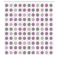 thumbnail image 2 of Ambesonne Geometric Shower Curtain, European Retro Polka Dots, 69"Wx70"L, Pale Purple, 2 of 4