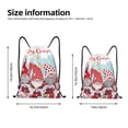 thumbnail image 2 of Disketp Christmas Drawstring Backpack Drawstring Gym Bags Draw String Bags for Sports, Gym, Travel, Swimming, Beach-Medium, 2 of 6