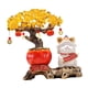 thumbnail image 3 of Figura de gato y de la , colección de decoración para el hogar, decoración de mesa resistente, escultura decorativa para sala de estar y Olla roja, 3 of 8