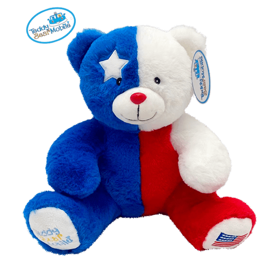 Teddy Bear Patriotic Hand Stuffed Plush Animal 16in