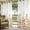 White Dark Yellow, variant on Outdoor Curtains for Patio Waterproof, Spring Gray Eucalyptus Outdoor Privacy Panels Grommet, Summer Botanical Leaf Country Blackout Outside Curtains for Porch/Cabana/Pergola/Gazebo 54"x108", 1 Panel
