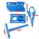 thumbnail image 5 of Kit de ayuda para calcetines deslizantes para calcetines, ayudante para calcetines, sin flexión, estiramiento para embarazo y lesiones, herramienta para vivir, color azul, 1 ud., 5 of 5