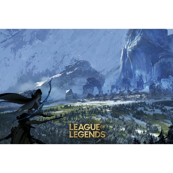 League Of Legends - Gaming Poster (Valley / Freljord) (Size: 36" X 24")