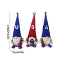 thumbnail image 3 of Sltwyw 3PCS Patriotic Gnome Figurines Set, Independence Day USA Flag Table Decor, Themed Collectibles for 4th of July Party Centerpieces & Outdoor Display, 3 of 6