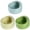 Blue+Yellow+Green, variant on 1-4PC Ceramic Hamster Bowl No Spill No Turnover Small Animal Food Dish Feeder for Hedgehog Guinea Pig Rodent Gerbil Cavy Mice Rabbit Squirrel Reptile Durable Feed Station