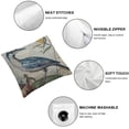 thumbnail image 4 of Acheng Decorative Pillow Cover Rustic Cushion Cover for Couch, Bird and Egg Design,Throw Pillow Covers Suitable for All Season Pillow Case for Living Room Bedroom Sofa Chair Couch Car,2 pcs White, 4 of 6