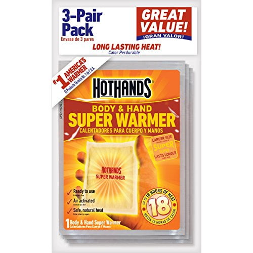 HotHands Body & Hand Super Warmer (3 count) by HOTHANDS