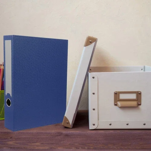 File Box Paper Organizer Folder Office Student For Desk Organizers