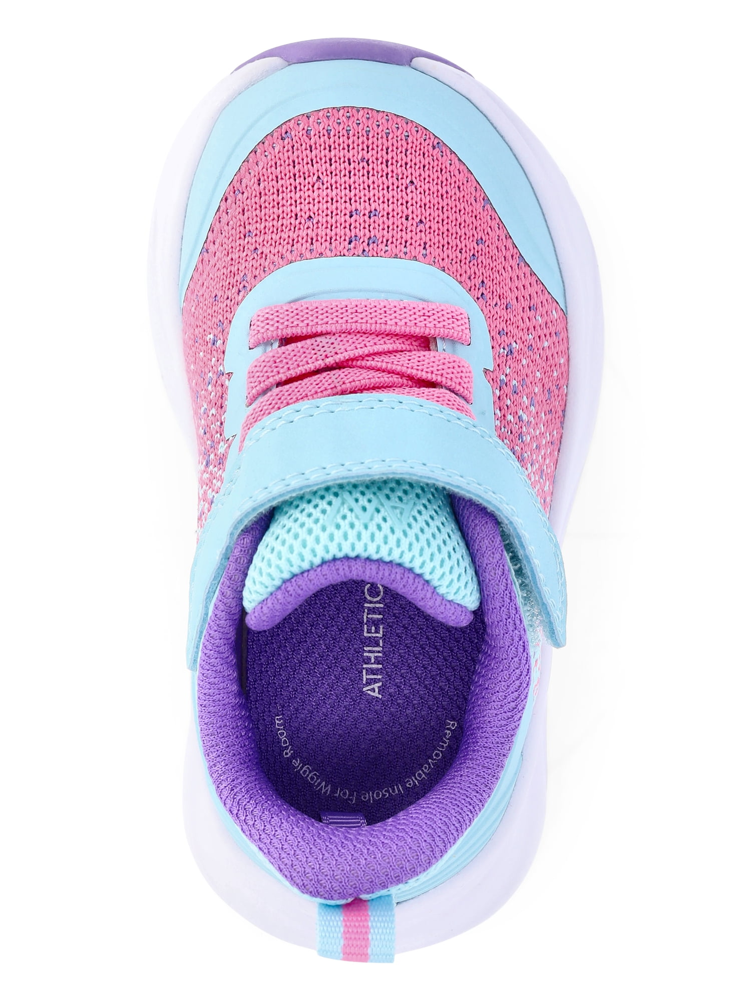 Athletic Works Baby and Toddler Bungee Knit Jogger Sneakers