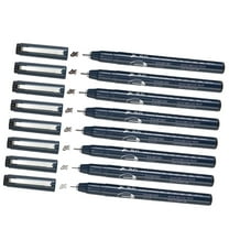 Ksopiavobs Micro-line Pens 8 Size Fineliner Ink Pens Black Drawing Pens Waterproof Precision Ink Multiliner Pens Manga Pens for Artist Illustration, Calligraphy, Sketching, Technical Drawing