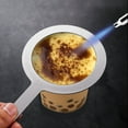 thumbnail image 3 of Stainless Steel Milk Tea Ring Baking Milk Cup Rim Protective Cover for Tea Shop Dessert Shop Cafe (1#98 Aperture), 3 of 9