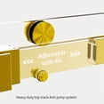 thumbnail image 6 of For 56-60 inches *76 inches Frameless Double Sliding Shower Door , 3/8 inches (10mm) Thick SGCC Tempered Glass Door, Reversible Installation, No Soft-Close, 6 of 9