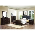 thumbnail image 2 of Pemberly Row Contemporary Wood Eastern King Bed in Espresso/Black, 2 of 3
