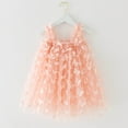 thumbnail image 2 of Robe Fille Sans Manches à Volants Robe Bébé Fille Tulle Robe Printemps Été Princesse Robe de Fête Vêtements Filles 3-4 Ans, 2 of 5