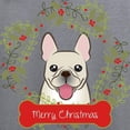 thumbnail image 3 of CafePress - French Bulldog Christmas Wreath Sweatshirt - Crew Neck Sweatshirt, 3 of 4