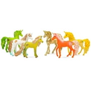Schleich bayala 6-piece Fruity Collectible Unicorn Bundle (Gold)
