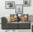 thumbnail image 2 of Christmas Throw Pillow Covers Home Decor Pillow Cases Decorative for Bed Sofa Cushion Couch Outdoor Merry Christmas Santa Claus Pillowcases, 2 of 7