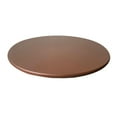 thumbnail image 2 of Polyester Round Fitted Table Cloth Protector 27.5-33.5"""" Wipeable Table Cover coffee, 2 of 8