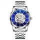 thumbnail image 4 of Reloj de acero de tungsteno resistente al agua para hombre, automático, de negocios, mecánico, sencillo, luminoso y sencillo, 4 of 4