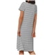 thumbnail image 5 of Camisón largo con tirantes para mujer, pijama a cuadros, talla grande, vestido de casa para mujer, vestido de pijama corto con almohadilla para el pecho, estilo fino, camiseta sin mangas integrada, ca, 5 of 6
