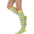 thumbnail image 2 of Womens Athletic Knee High Socks, Outdoor Sport Thigh High Stockings, Casual Stripes Tube Socks, 2 of 4