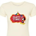 thumbnail image 3 of Disney - Birthday - Ring Master Mickey, Party Time Have Fun - Juniors Fitted Graphic T-Shirt, 3 of 5