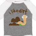 thumbnail image 4 of Inktastic I Like Dirt Earthworm Boys or Girls Long Sleeve Baby Bodysuit, 4 of 5