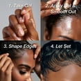 thumbnail image 6 of Lux Collection Edge Lux Edge Control Wax 48 Hour Maximum Hold No Flaking Natural Ingredients Scented Conditioning Styling Hair Gel Tamer (1 Ounce (Pack of 1), Blueberry), 6 of 9