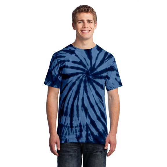 Port & Company - Tie-Dye Tee. Pc147 , PC147 , Navy , Large