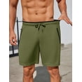 thumbnail image 5 of Pinspark Men's Athletic Running Shorts 7" Mesh Quick Dry Workout Shorts with Zipper Pockets Lightweight Gym Shorts, 5 of 8